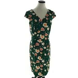 JM Studio By John Meyer Women's Emerald Sleeve Lined  Sheath Dress Size 6 New
